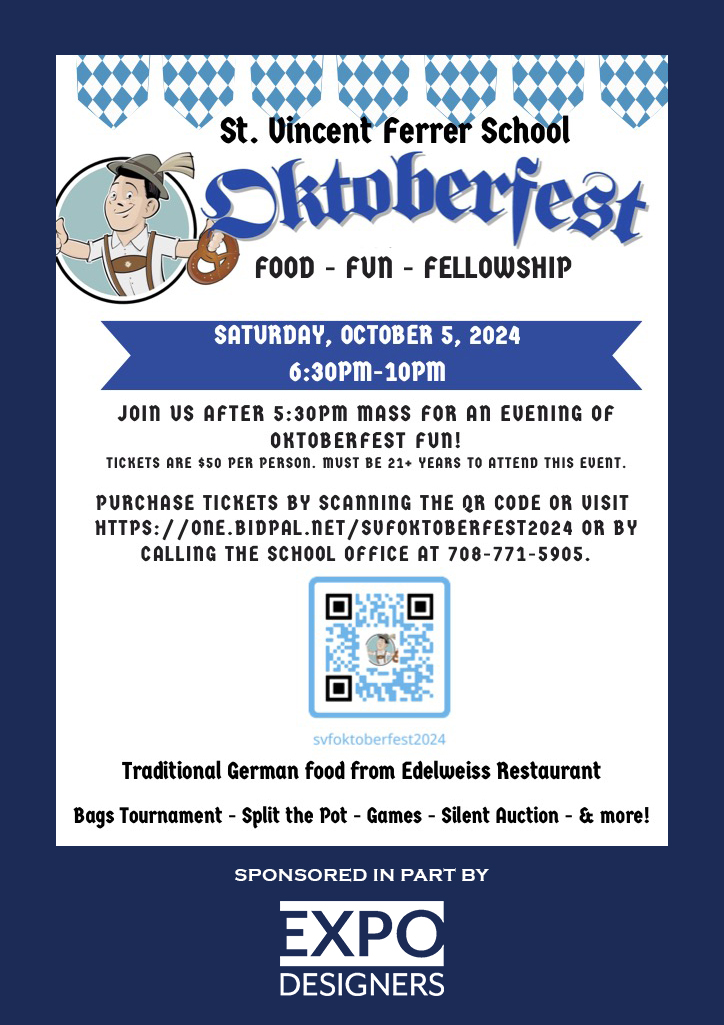 Expo Designers Sponsors St. Vincent Ferrer School Oktoberfest!