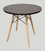 30" Walnut & Brown T-Mold Ashe Juniper Standard Table