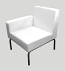 Succession Right Corner Chair