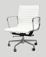 Accordion Roller Chair - White 
