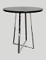 36" Martini Bar Table - Black