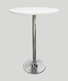28" Powered Bar Table - White 28" Powered Bar Table - White