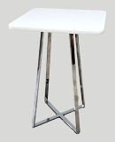 30" Square Martini Bar Table - White 30" Square Martini Bar Table - White
