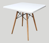 30" White Square Ashe Juniper Standard Table 30" White Square Ashe Juniper Standard Table