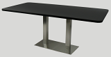 6' Conference Table - Black