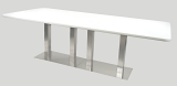 8' Conference Table - White