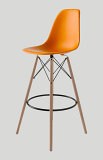 Ashe Juniper Stool - Orange Ashe Juniper Stool - Orange
