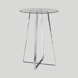 30" Martini Bar Table - Glass Top 30" Martini Bar Table - Glass Top